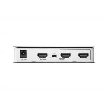 ATEN 2-Port True 4K bei 60 Hz (4:4:4), HDMI-Splitter, HDMI, 2x HDMI, 4096 x 2160 Pixel, Schwarz, Metall, 4K Ultra HD