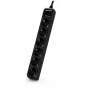 CyberPower B0620SC0-DE Überspannungsschutz schwarz 6 AC-Ausgänge 200 – 250 V 1,8 m