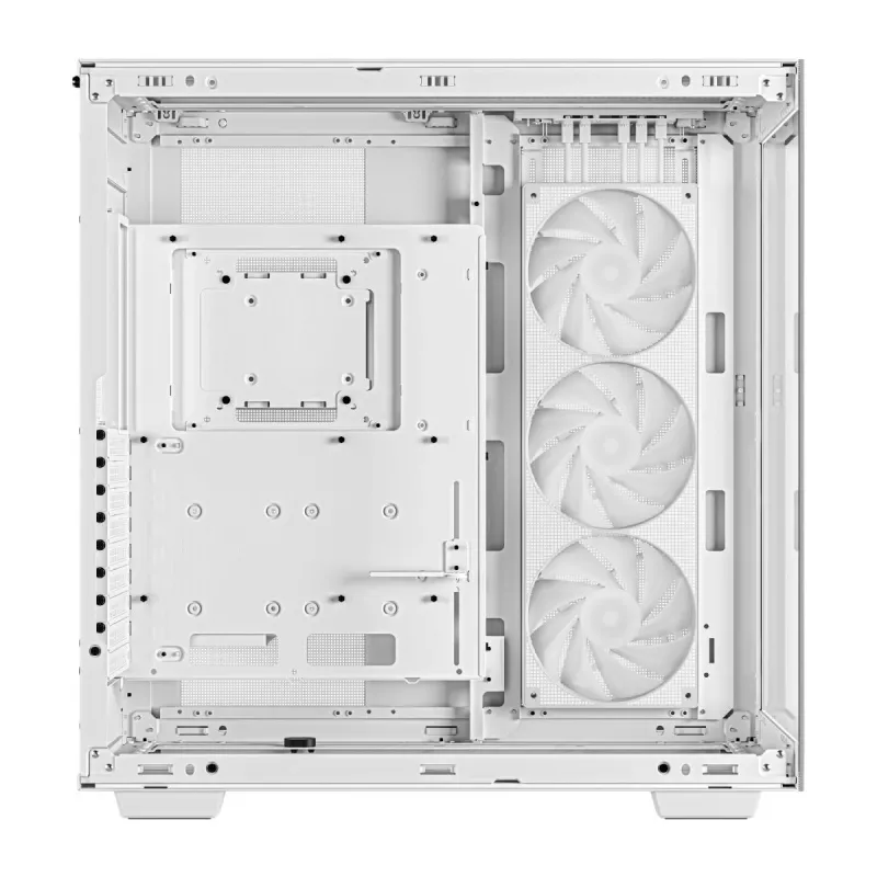 DeepCool CH780 WH Full-Tower-Gaming-Gehäuse, E-ATX, Seitenfenster aus gehärtetem Glas, ohne Netzteil, Weiß