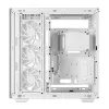 DeepCool CH780 WH Full-Tower-Gaming-Gehäuse, E-ATX, Seitenfenster aus gehärtetem Glas, ohne Netzteil, Weiß