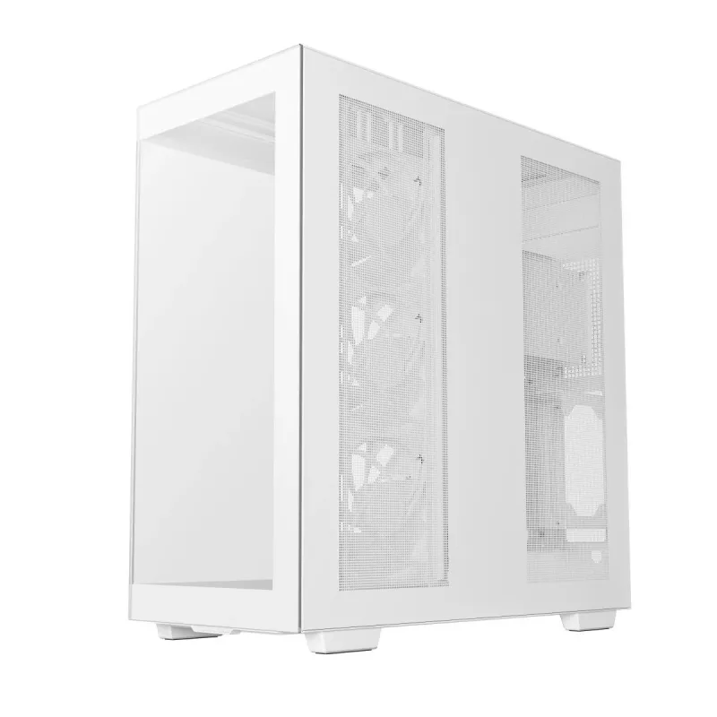 DeepCool CH780 WH Full-Tower-Gaming-Gehäuse, E-ATX, Seitenfenster aus gehärtetem Glas, ohne Netzteil, Weiß