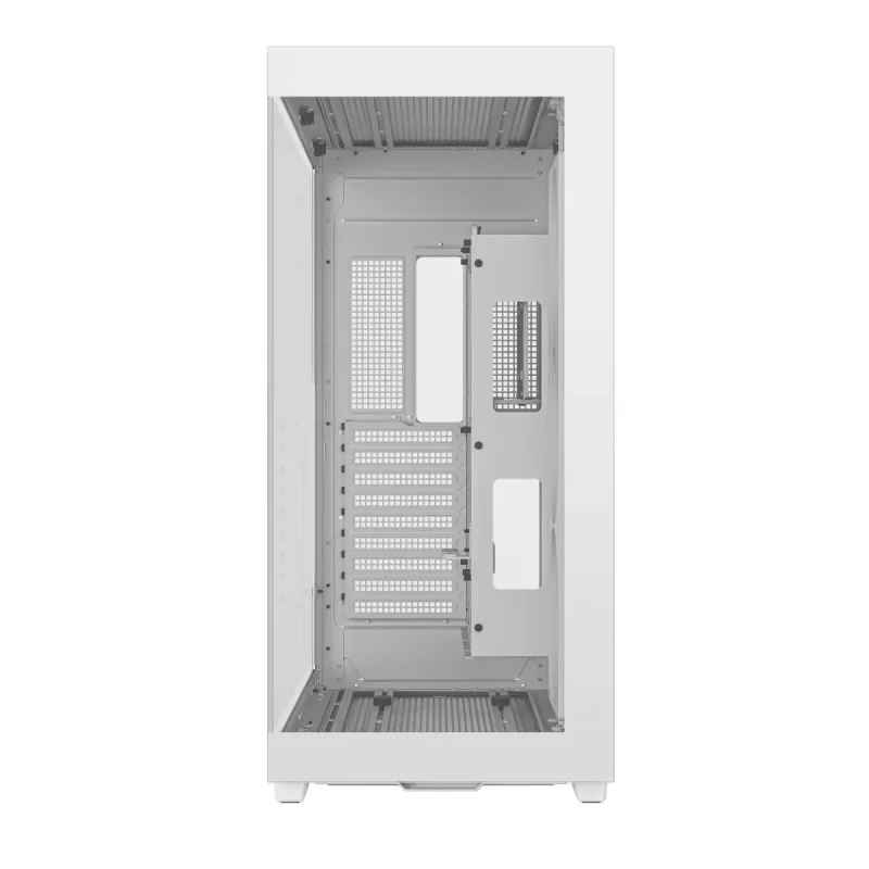 DeepCool CH780 WH Full-Tower-Gaming-Gehäuse, E-ATX, Seitenfenster aus gehärtetem Glas, ohne Netzteil, Weiß