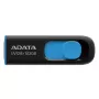 ADATA UV128 AUV128-512G-RBE USB-Stick 512 GB, USB-A 3.2 Gen 1, Slider, schwarz/blau