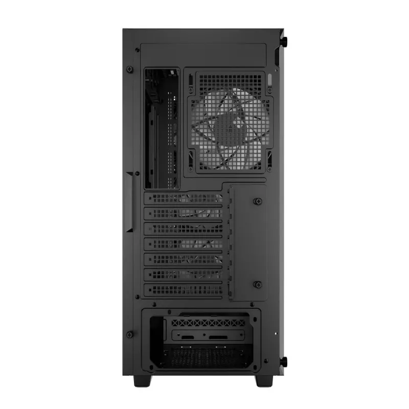 PC-Gehäuse DeepCool CC560 ARGB V2 Midi-Tower Schwarz — ATX/Micro-ATX/Mini-ITX, gehärtetes Glas, aRGB, unterstützt bis zu 370 mm GPU