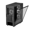 PC-Gehäuse DeepCool CC560 ARGB V2 Midi-Tower Schwarz — ATX/Micro-ATX/Mini-ITX, gehärtetes Glas, aRGB, unterstützt bis zu 370 mm GPU
