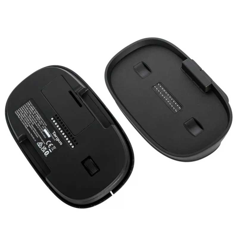 Targus ErgoFlip EcoSmart ergonomische beidhändige Bluetooth-Maus AMB586GL, Schwarz