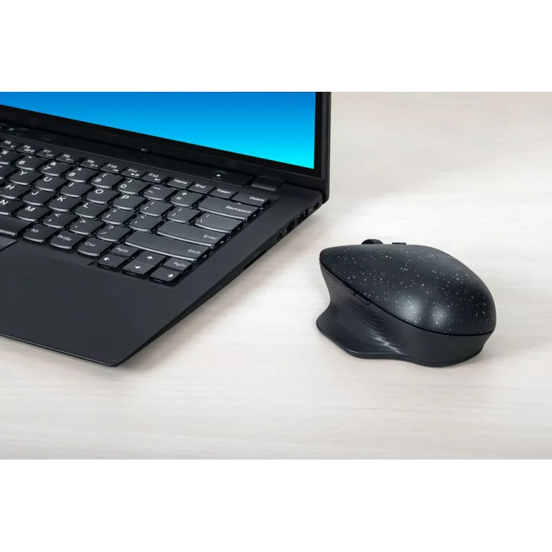 Targus ErgoFlip EcoSmart ergonomische beidhändige Bluetooth-Maus AMB586GL, Schwarz
