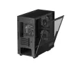 DeepCool CH360 DIGITAL R-CH360-BKAPE3D-G-1 Micro-Tower PC-Gehäuse, micro ATX/Mini-ITX, gehärtetes Glas, schwarz