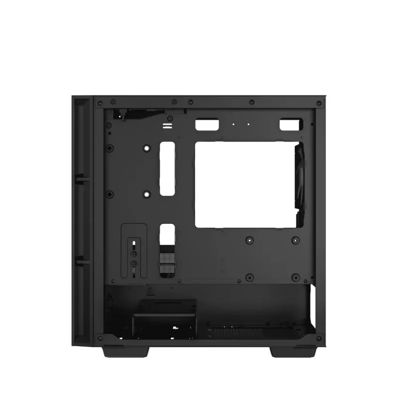 DeepCool CH360 DIGITAL R-CH360-BKAPE3D-G-1 Micro-Tower PC-Gehäuse, micro ATX/Mini-ITX, gehärtetes Glas, schwarz