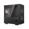 DeepCool CH360 DIGITAL R-CH360-BKAPE3D-G-1 Micro-Tower PC-Gehäuse, micro ATX/Mini-ITX, gehärtetes Glas, schwarz