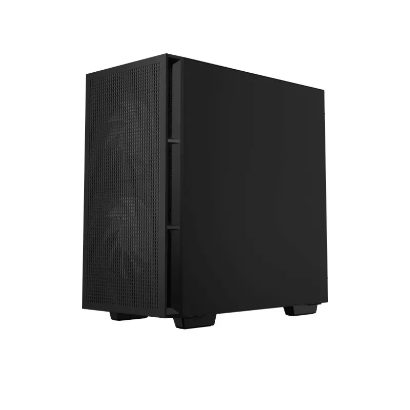 DeepCool CH360 DIGITAL R-CH360-BKAPE3D-G-1 Micro-Tower PC-Gehäuse, micro ATX/Mini-ITX, gehärtetes Glas, schwarz