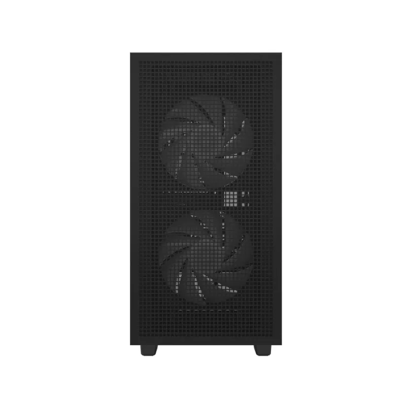 DeepCool CH360 DIGITAL R-CH360-BKAPE3D-G-1 Micro-Tower PC-Gehäuse, micro ATX/Mini-ITX, gehärtetes Glas, schwarz