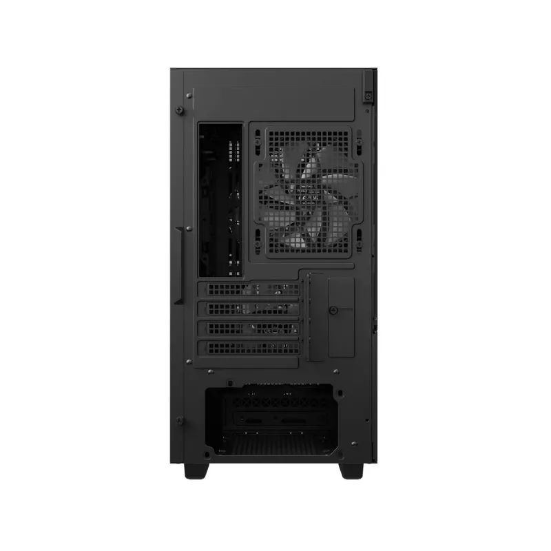 DeepCool CH360 DIGITAL R-CH360-BKAPE3D-G-1 Micro-Tower PC-Gehäuse, micro ATX/Mini-ITX, gehärtetes Glas, schwarz