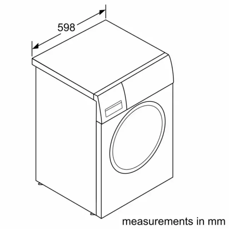 Waschmaschine Bosch WGG244ZMSN, Frontlader 9 kg, Energieeffizienzklasse A