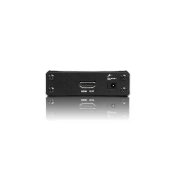 ATEN VGA-zu-HDMI Audio/Video-Konverter, Schwarz, Metall, 1920 x 1080 Pixel, 1920 x 1080 Pixel, 1080p, 16:9