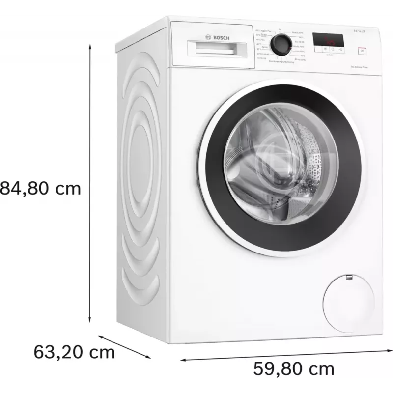 Bosch Serie 2 WGE0240ASN Waschmaschine Frontlader 7 kg 1351 U/min Weiß