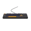 GENESIS THOR 230 TKL Tastatur Gaming USB + RF Wireless + Bluetooth QWERTY Schwarz, Blau, Grau, Orange