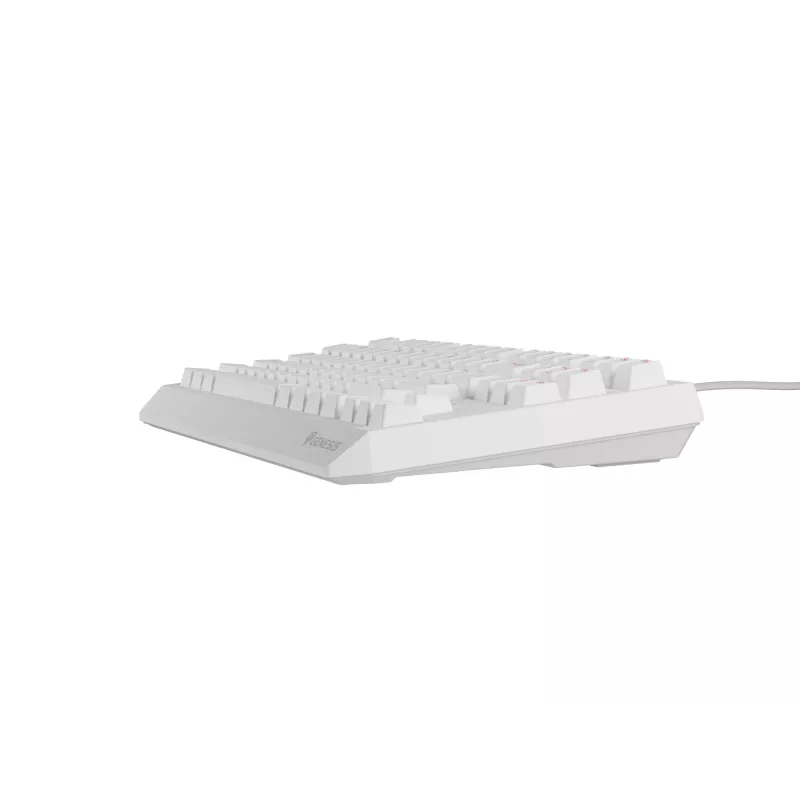 Genesis Thor 230 TKL kabelgebundene mechanische Gaming-Tastatur, US, Weiß, Outemu Brown