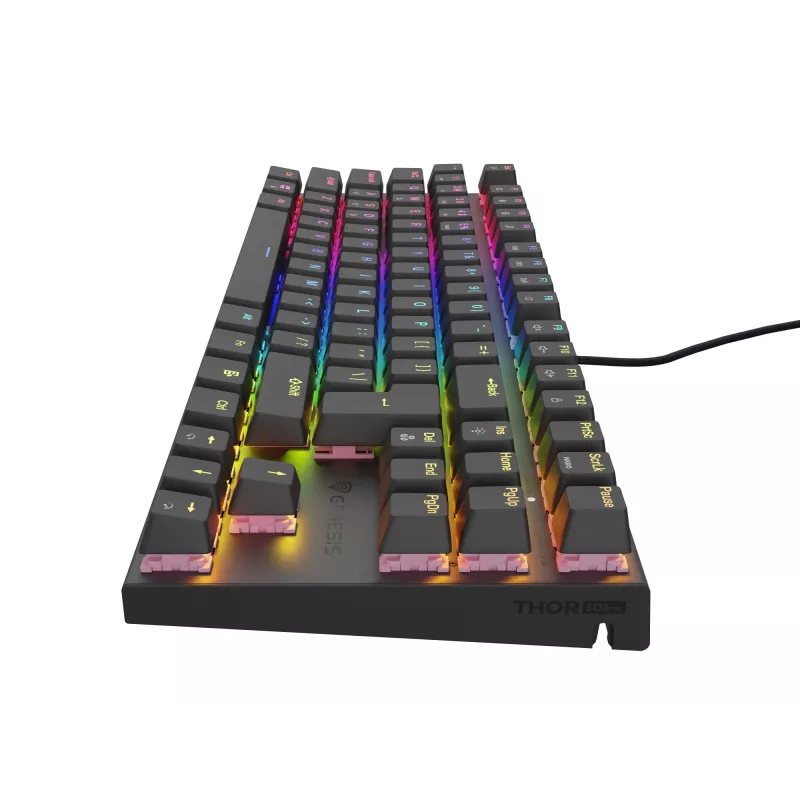 GENESIS Thor 303 TKL Tastatur Gaming USB QWERTY US International Schwarz