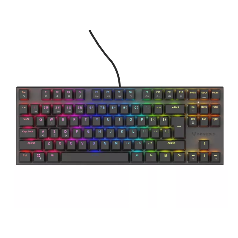 GENESIS Thor 303 TKL Tastatur Gaming USB QWERTY US International Schwarz