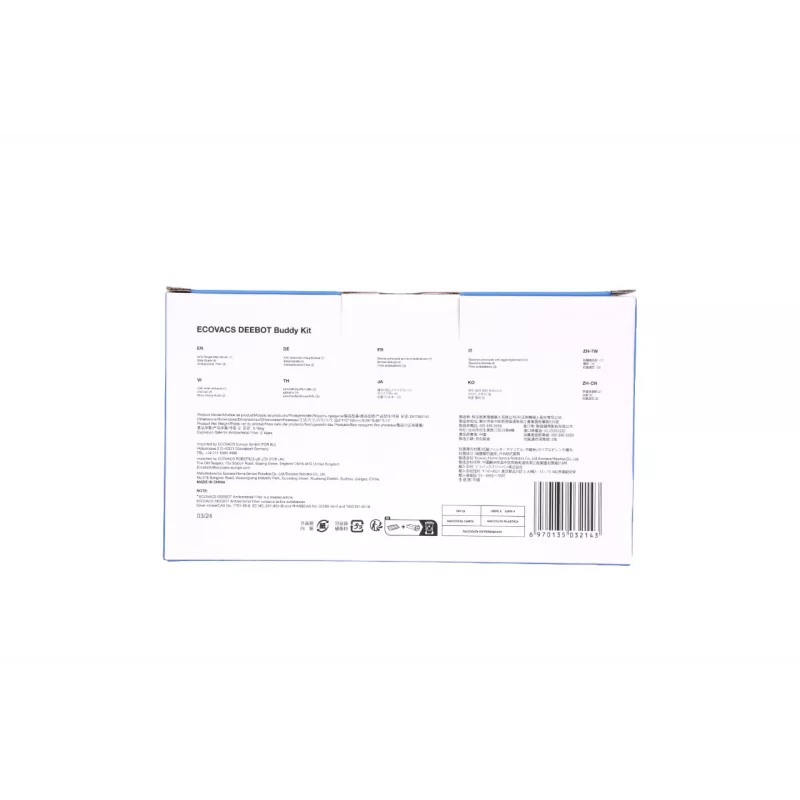 Zubehörsatz Ecovacs DKT080142 für Robotersauger — Ersatzteilsatz