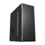 FSP CMT160 Midi-Tower PC-Gehäuse, ATX/micro ATX/ITX, 1x 5,25″ + 1x 3,5″ + 2x 2,5″ Schächte, 6 Erweiterungssteckplätze, ohne Netzteil, Schwarz