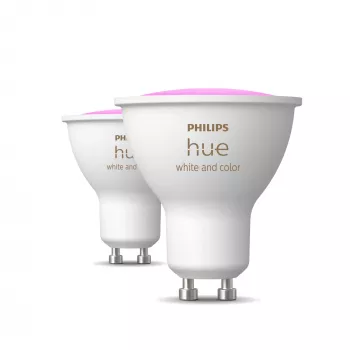 Philips Hue White and Colour Ambience GU10 – Intelligenter Strahler – (2er-Pack)