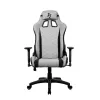 Gaming-Stuhl arozzi Avanti SoftFabric Hellgrau – ergonomisch mit hoher Rückenlehne, Stoffbezug, verstellbare Armlehnen, Neigungs- und Höhenverstellung