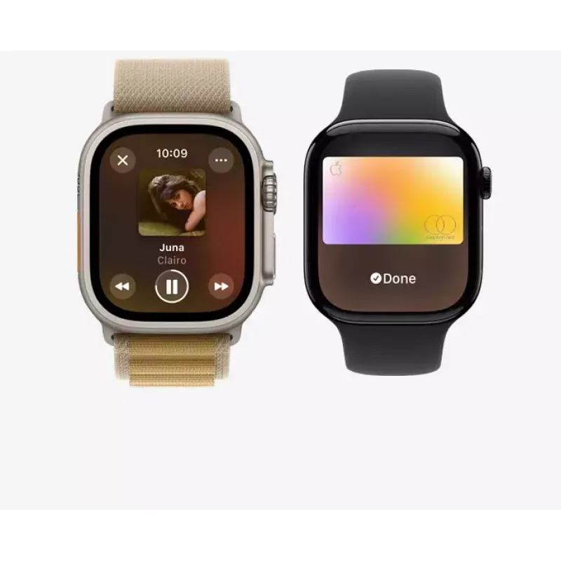 Smartwatch Apple Watch Ultra 2 GPS + Cellular 49 mm Natur Titan-Gehäuse mit Tan Alpine Loop, Medium