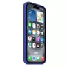 Apple Silikon Case mit MagSafe iPhone 16 Ultramarin