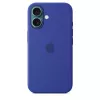 Apple Silikon Case mit MagSafe iPhone 16 Ultramarin