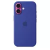 Apple Silikon Case mit MagSafe iPhone 16 Ultramarin