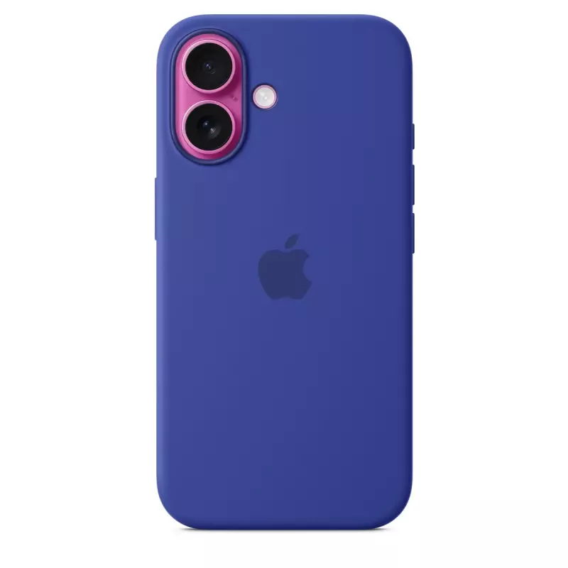 Apple Silikon Case mit MagSafe iPhone 16 Ultramarin