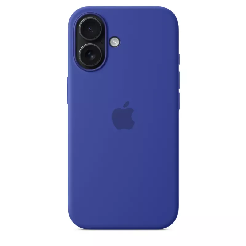 Apple Silikon Case mit MagSafe iPhone 16 Ultramarin