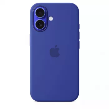 Apple Silikon Case mit MagSafe iPhone 16 Ultramarin