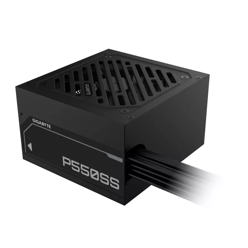 GIGABYTE P550SS Netzteil - PCIe 5.0, 80 PLUS Silver, 120mm Lüfter, ATX 3.0 kompatibel, EU-Stecker