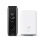 Eufy E8213 kabellose Video-Türklingel 2K mit HomeBase, batteriebetrieben, Schwarz/Weiß