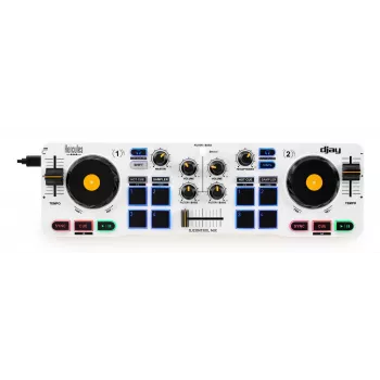 Hercules 4780921 DJ-Controller 2 Kanäle Schwarz, Weiß, Gelb