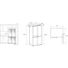 Whirlpool WQ9I FO2BX EF Side-by-Side-Kühlschrank Freistehend 592 L Schwarz