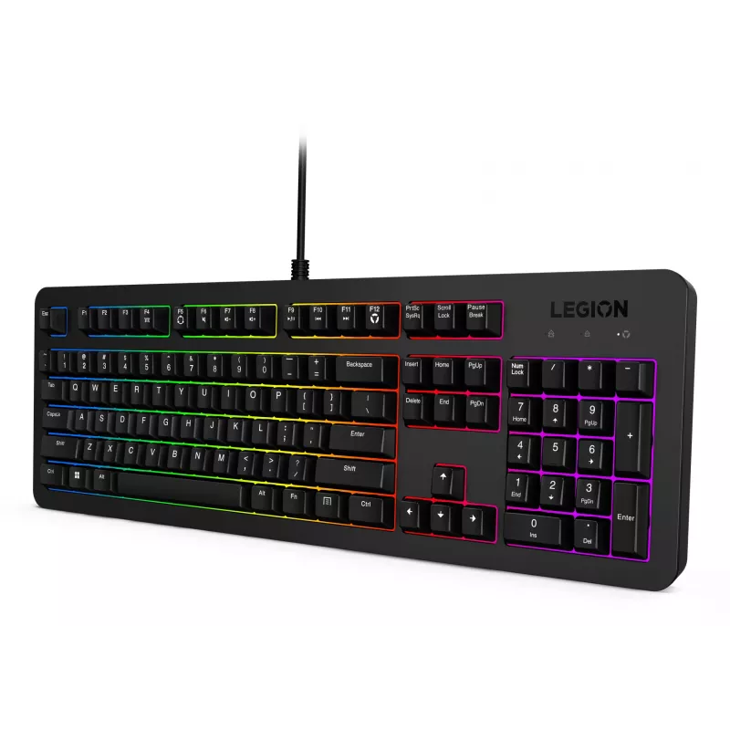 Lenovo GX31N91913 Tastatur Maus inklusive Gaming USB US Englisch Schwarz