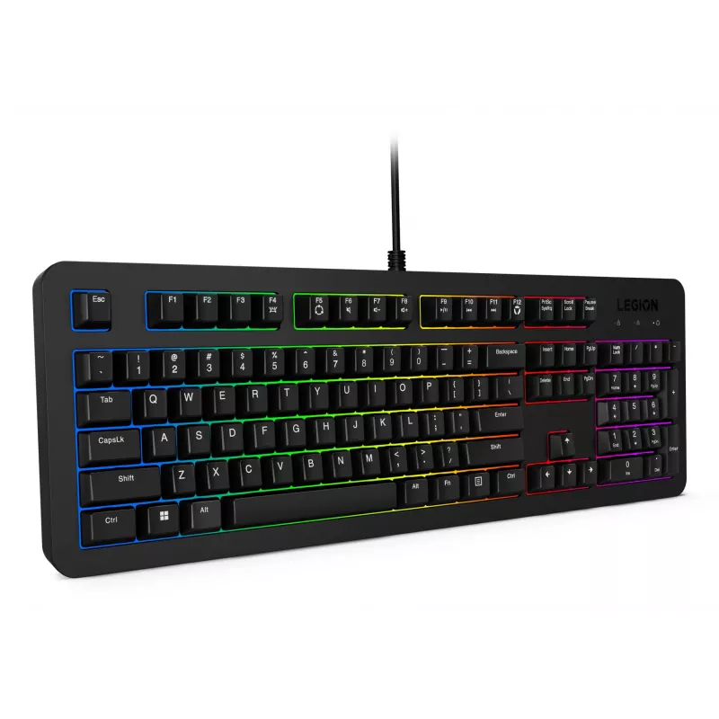 Lenovo GX31N91913 Tastatur Maus inklusive Gaming USB US Englisch Schwarz