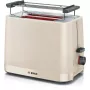 Toaster Bosch Compact TAT3M127 – 2-Slot beige Kunststoffgehäuse, kompaktes Design