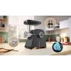 Fleischwolf Bosch MFWS430B — 1900 W, 2 Geschwindigkeiten, 2,5 kg/min, Schwarz/Silber, 4,3 kg