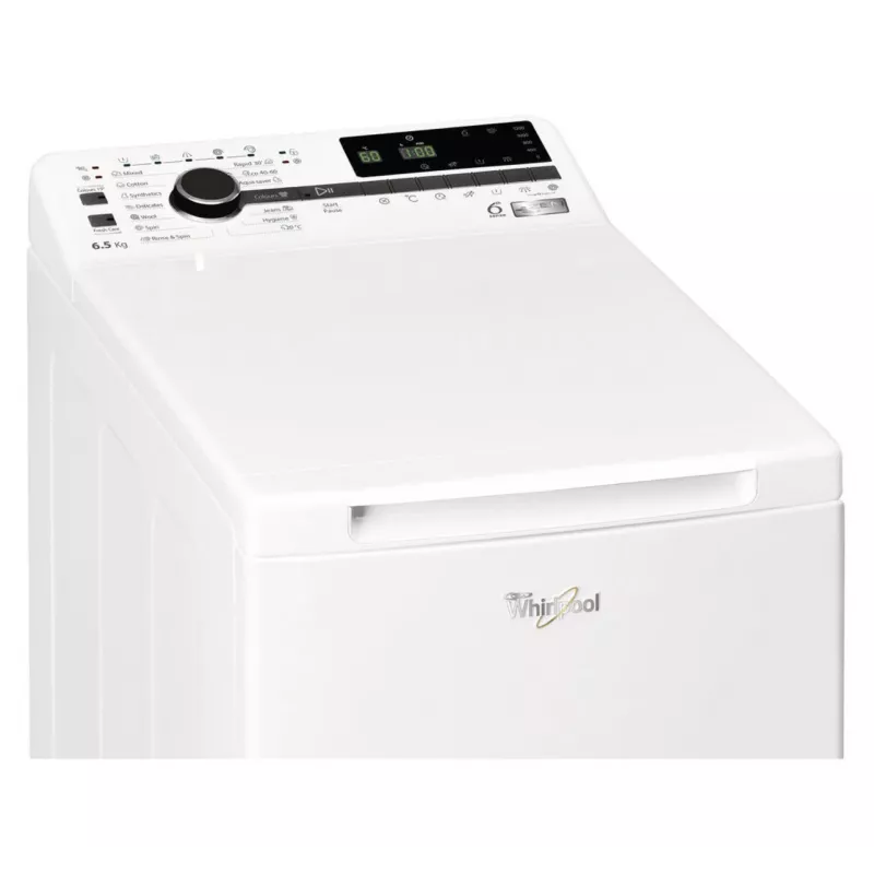 Whirlpool TDLRB 65242BS EU/N Waschmaschine Toplader 6,5 kg 1151 U/min Weiß