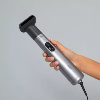 Heißluftbürste BRAUN AS 4.3 Schwarz Silber — 1000 W, 2,2 m Kabel