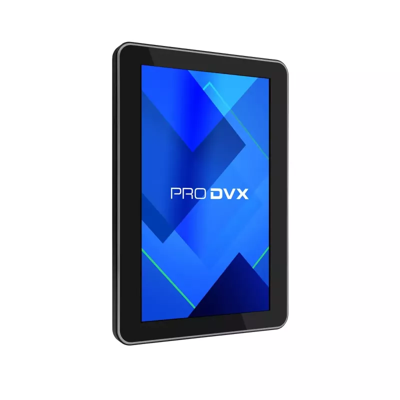 ProDVX IPPC-10SLB Panel-PC, 10,1 Zoll Touchscreen, 1280 x 800, 500 cd/m², Windows 10 IoT LTSC, VESA 75x75, Schwarz
