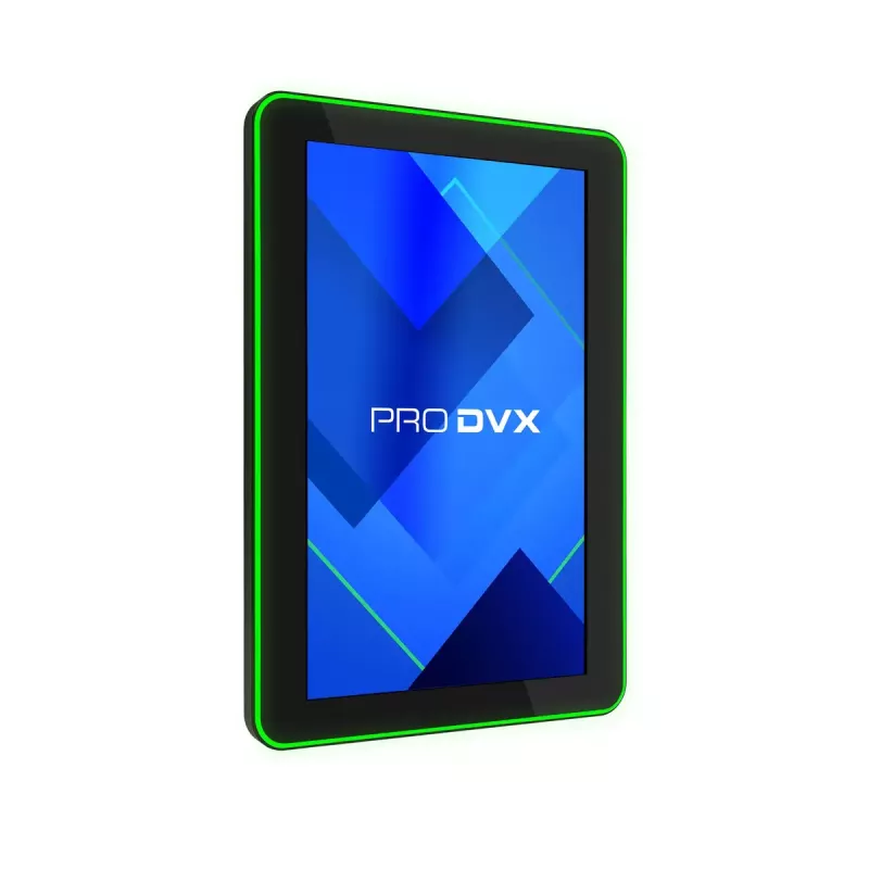 ProDVX IPPC-10SLB Panel-PC, 10,1 Zoll Touchscreen, 1280 x 800, 500 cd/m², Windows 10 IoT LTSC, VESA 75x75, Schwarz