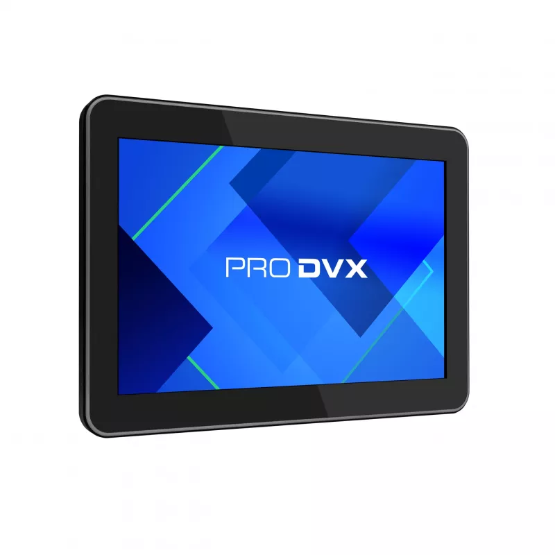 ProDVX APPC-10SLBe Panel-PC, 25,6 cm (10,1 Zoll) Touchscreen, 1280 x 800, 500 cd/m², 4 GB, Android 11 mit Google Mobile Services, VESA 75x75, Schwarz