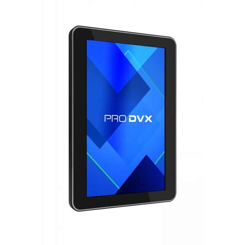 ProDVX APPC-10SLBe Panel-PC, 25,6 cm (10,1 Zoll) Touchscreen, 1280 x 800, 500 cd/m², 4 GB, Android 11 mit Google Mobile Services, VESA 75x75, Schwarz