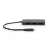 Digitus DS-45334 3-Port-MST-Video-Hub, USB-C auf 3x DisplayPort, Schwarz